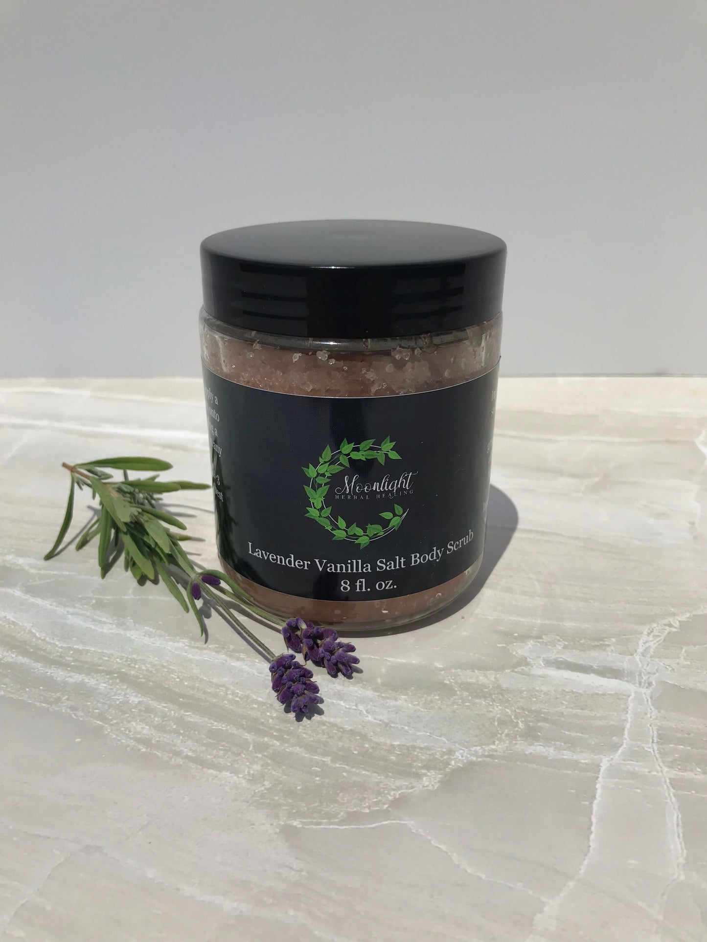 Lavender Vanilla Salt Body Scrub